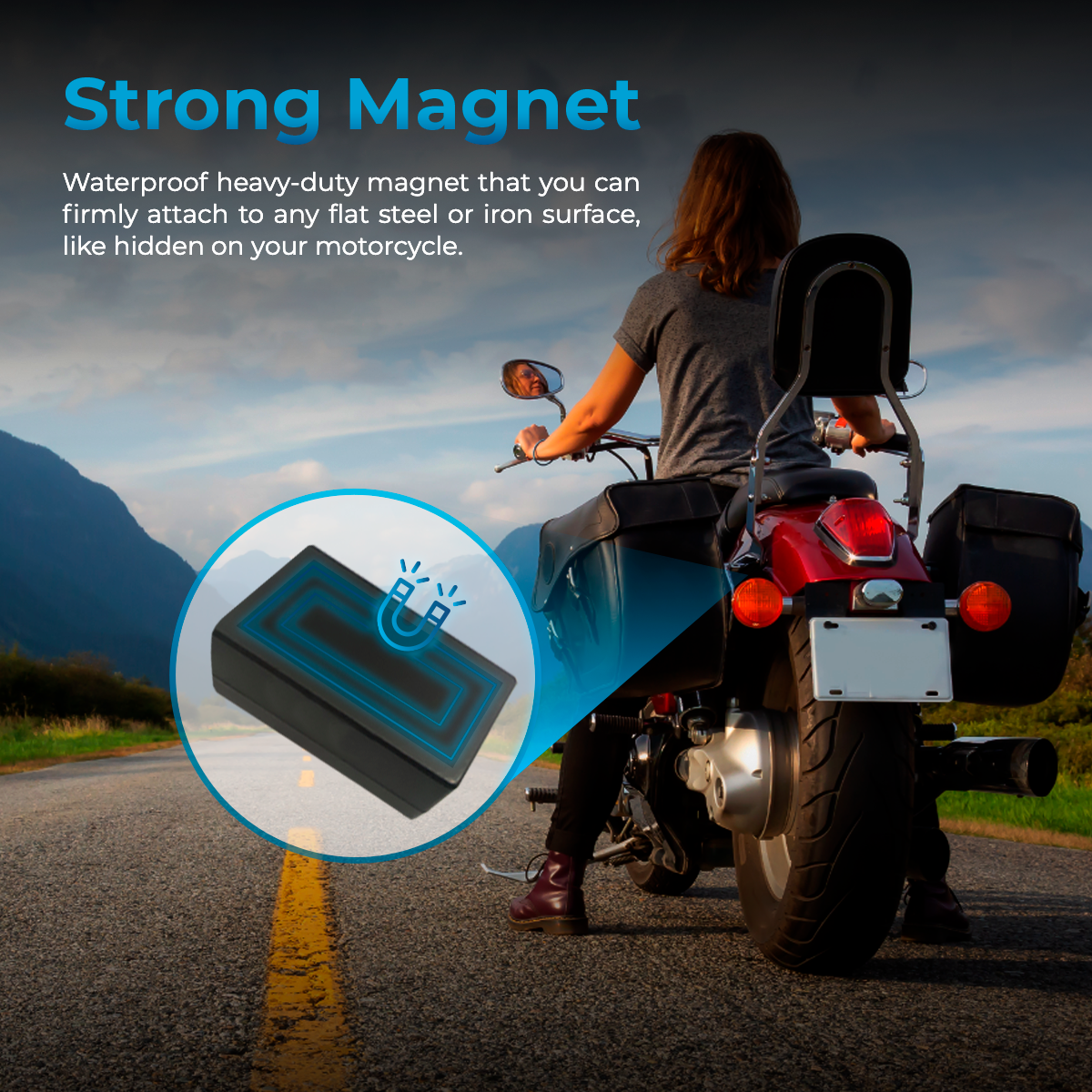 AutoSky Portable GPS Tracker - Model: APT-110 - Medium Size