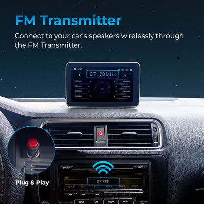 Portable Infotainment Display 7" - AutoSky - Wired and Wireless CarPlay Screen