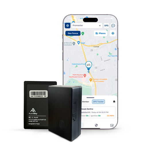AutoSky Portable GPS Tracker - Model: APT-110 - Medium Size